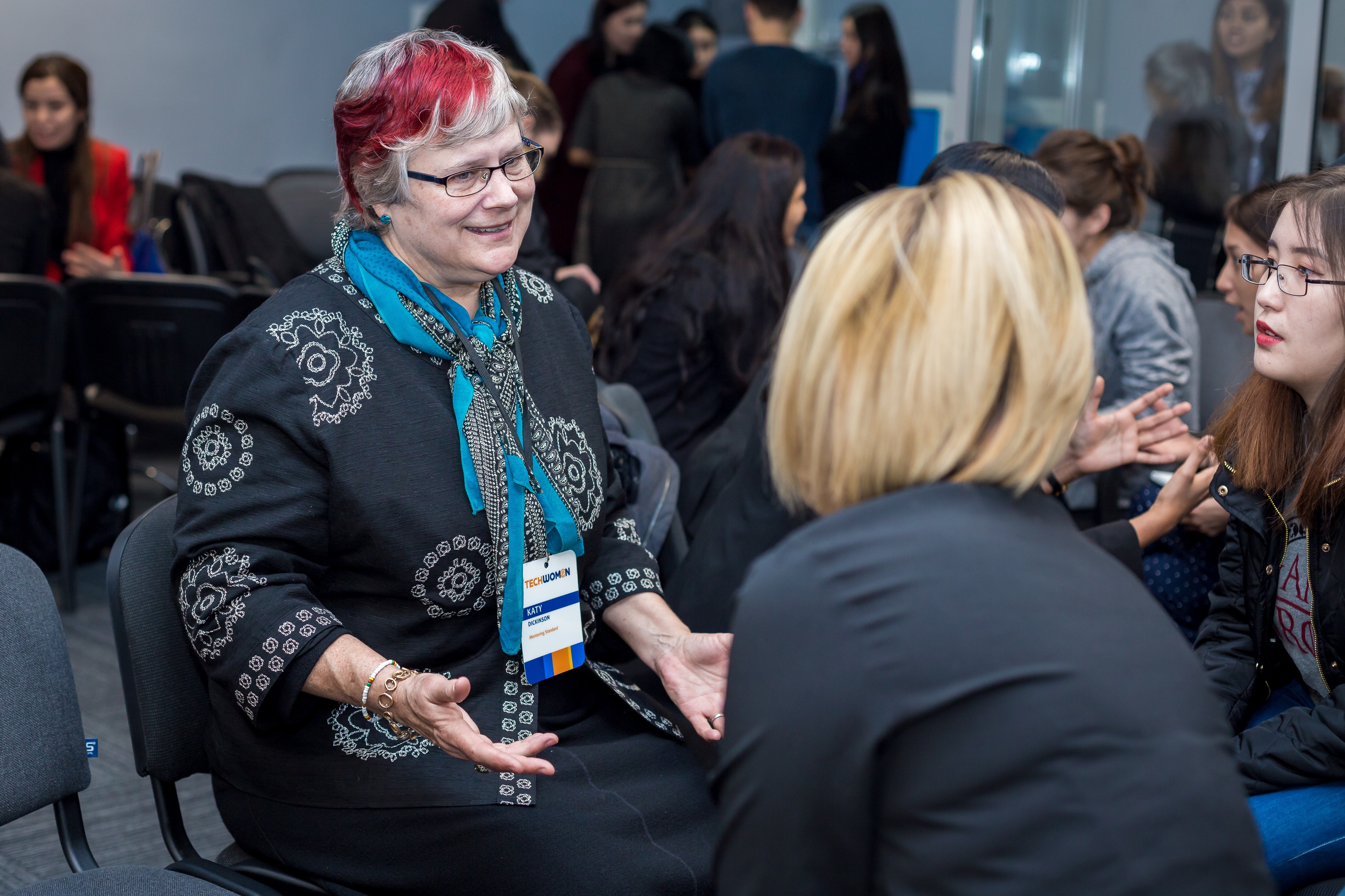 Katy Dickinson in Bishkek, Kyrgyzstan with TechWomen Delegation 2017